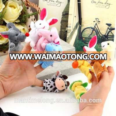 10 Pcs/lot Cartoon Animal Finger Puppet